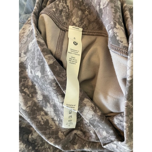 Lululemon Align High Rise 29" Leggings Hideaway Camo Lunar Rock Size 6 - Picture 3 of 6